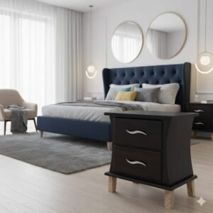 Nochero Moderno Diseño Reloj de Arena