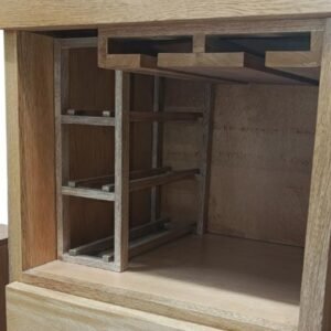 Multifuncional Multimedia Bio-Curve | Madera de Cedro | Color Beige