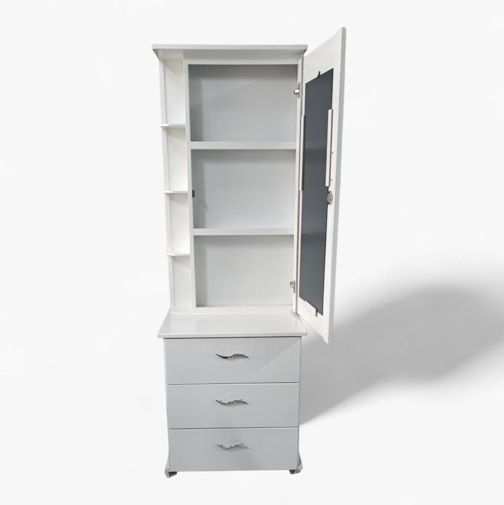 Tocador Zafiro | Blanco | Espejo Doble