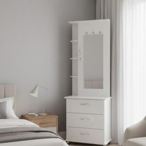 Tocador Zafiro | Blanco | Espejo Doble