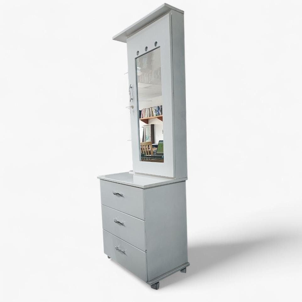 Tocador Zafiro | Blanco | Espejo Doble