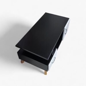 Mesa de Centro Moderna | Vanguard | Blanco-Negro