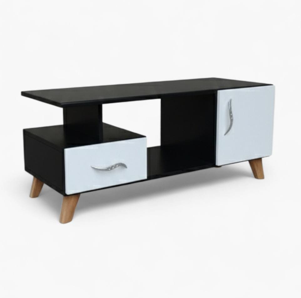 Mesa de Centro Moderna | Vanguard | Blanco-Negro