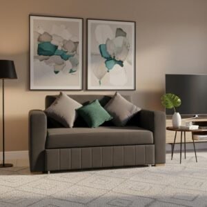Sofá Cama | Reclinable | Gris