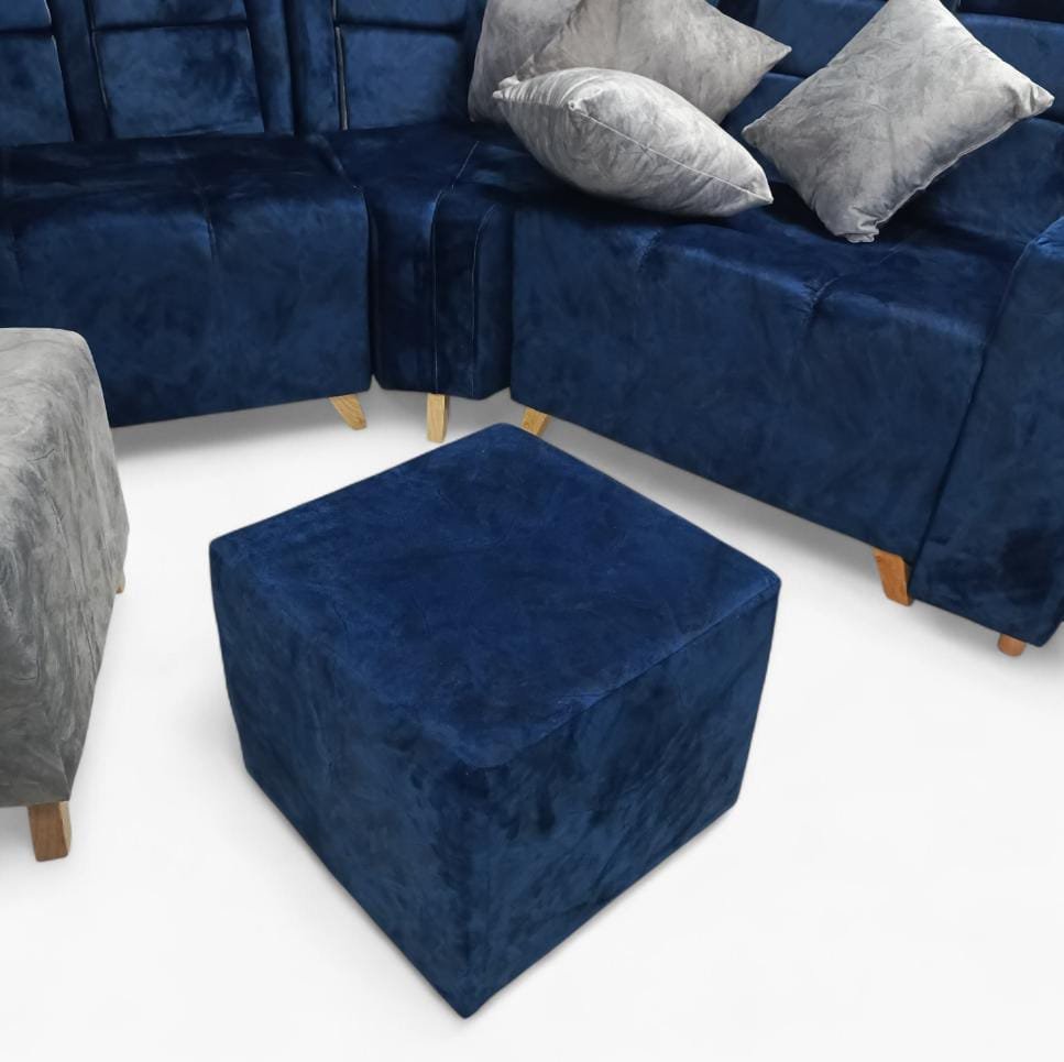 Sala en L Premium | Azul