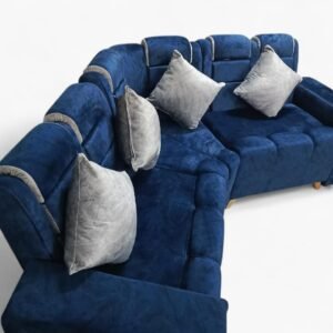 Sala en L Premium | Azul