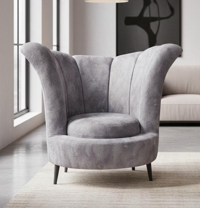 Silla de Ultra Lujo | Futurista | Morada