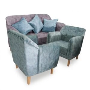 Sala vanguardista | Pino | Azul