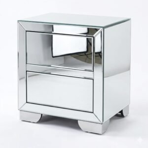 Nochero en vidrio espejo | MDF