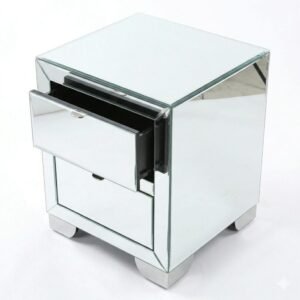 Nochero en vidrio espejo | MDF