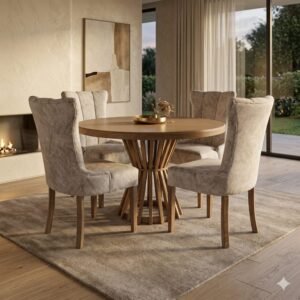 Juego De Comedor Redondo