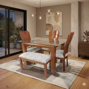 Comedor Moderno | Mesa Vidrio Templado