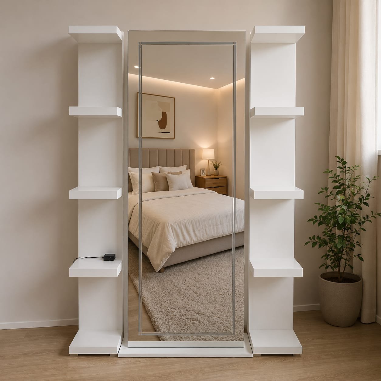 Tocador Espejo Vertical | Luz LED