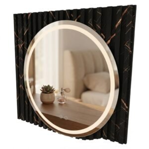 Tocador Circular Elegante | Luz LED