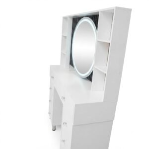 Tocador Circular Elegante | Luz LED